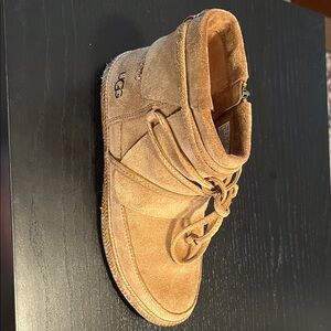 UGG Woman’s Reid Chestnut Suede Moccasin Boot